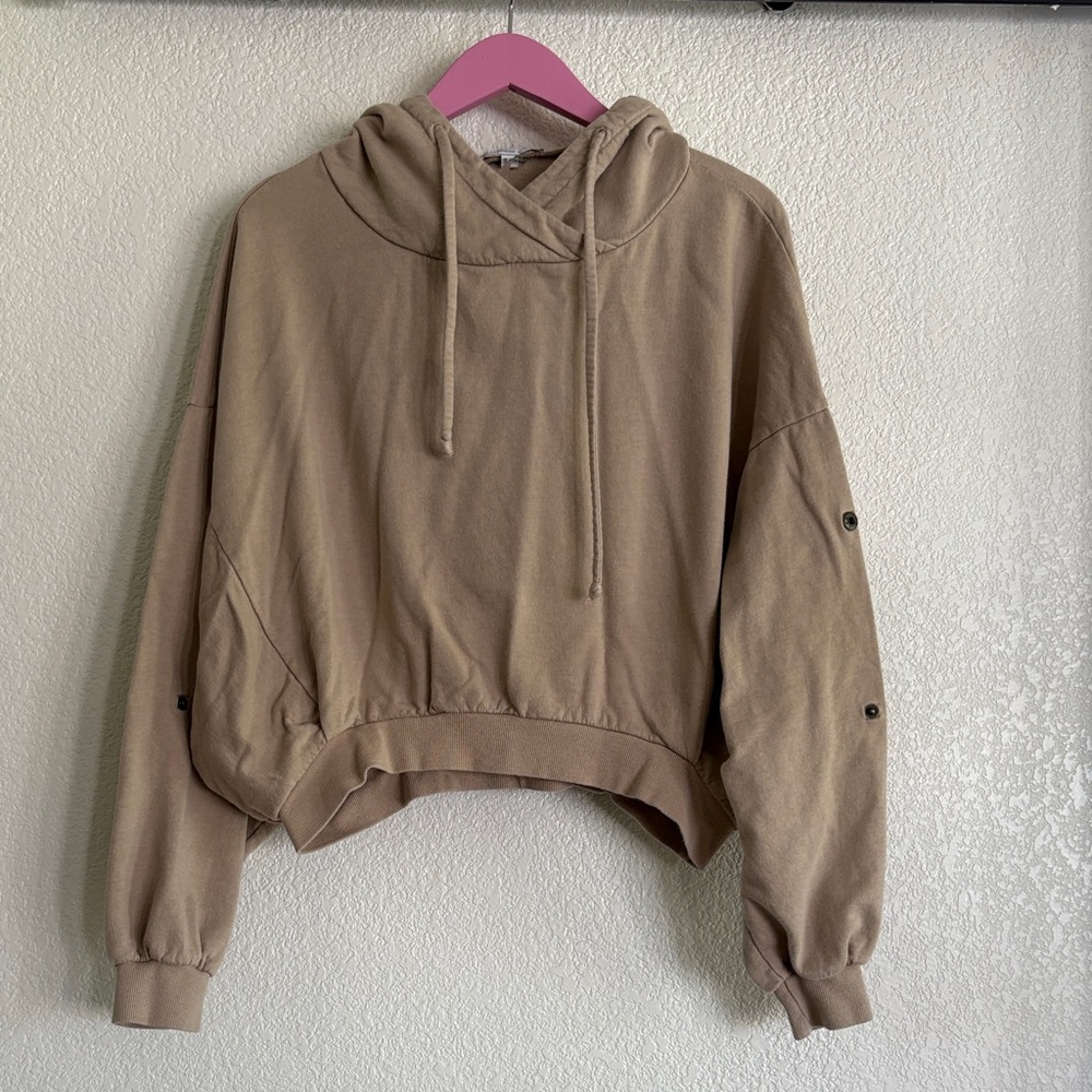 Young Fabulous & Broke Tan Hooded Sweatshirt.